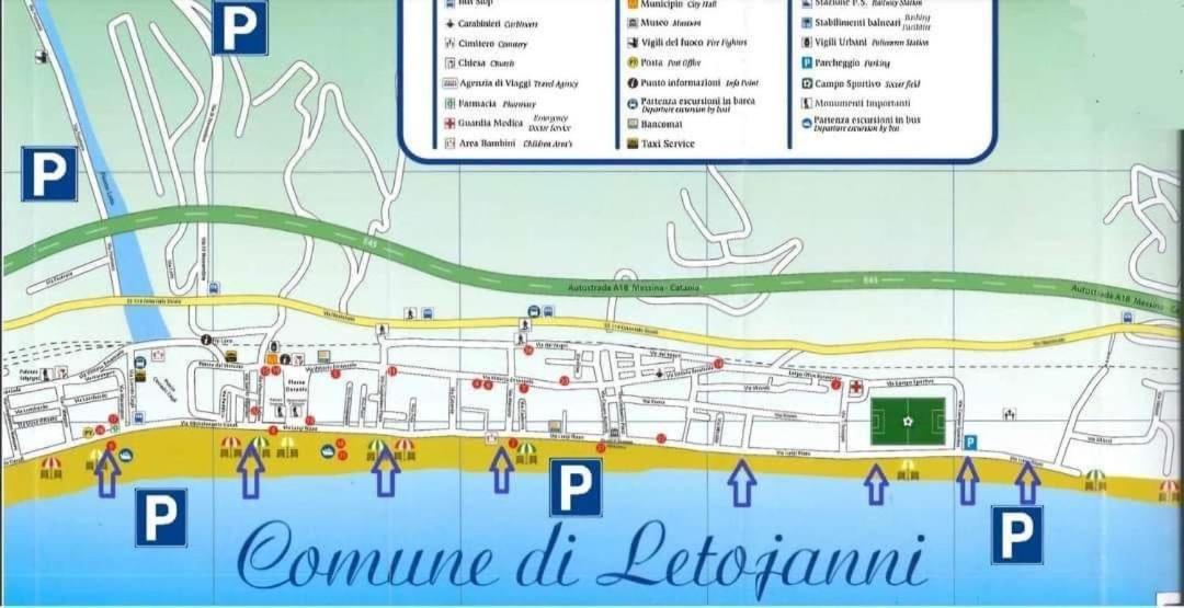 Casa Macalle - Letojanni - Taormina Eksteriør billede
